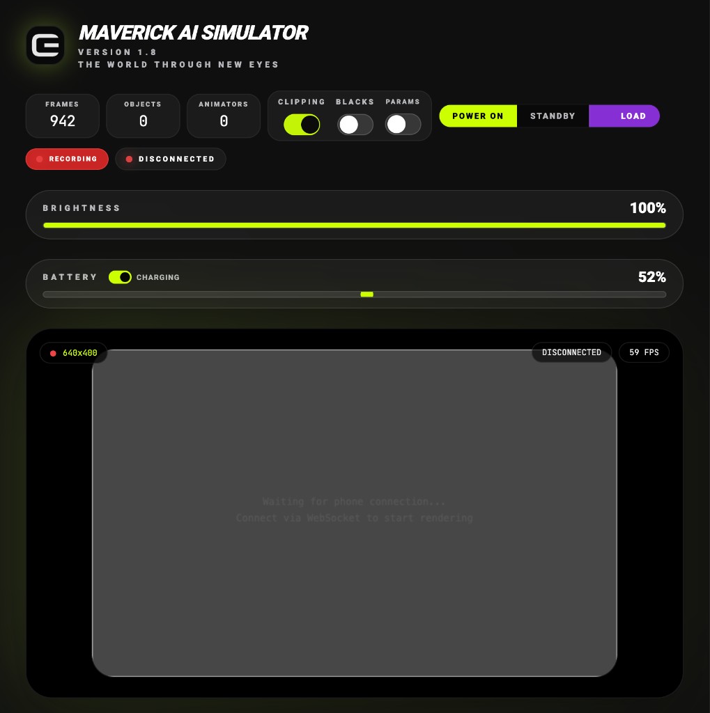 Maverick AI Simulator